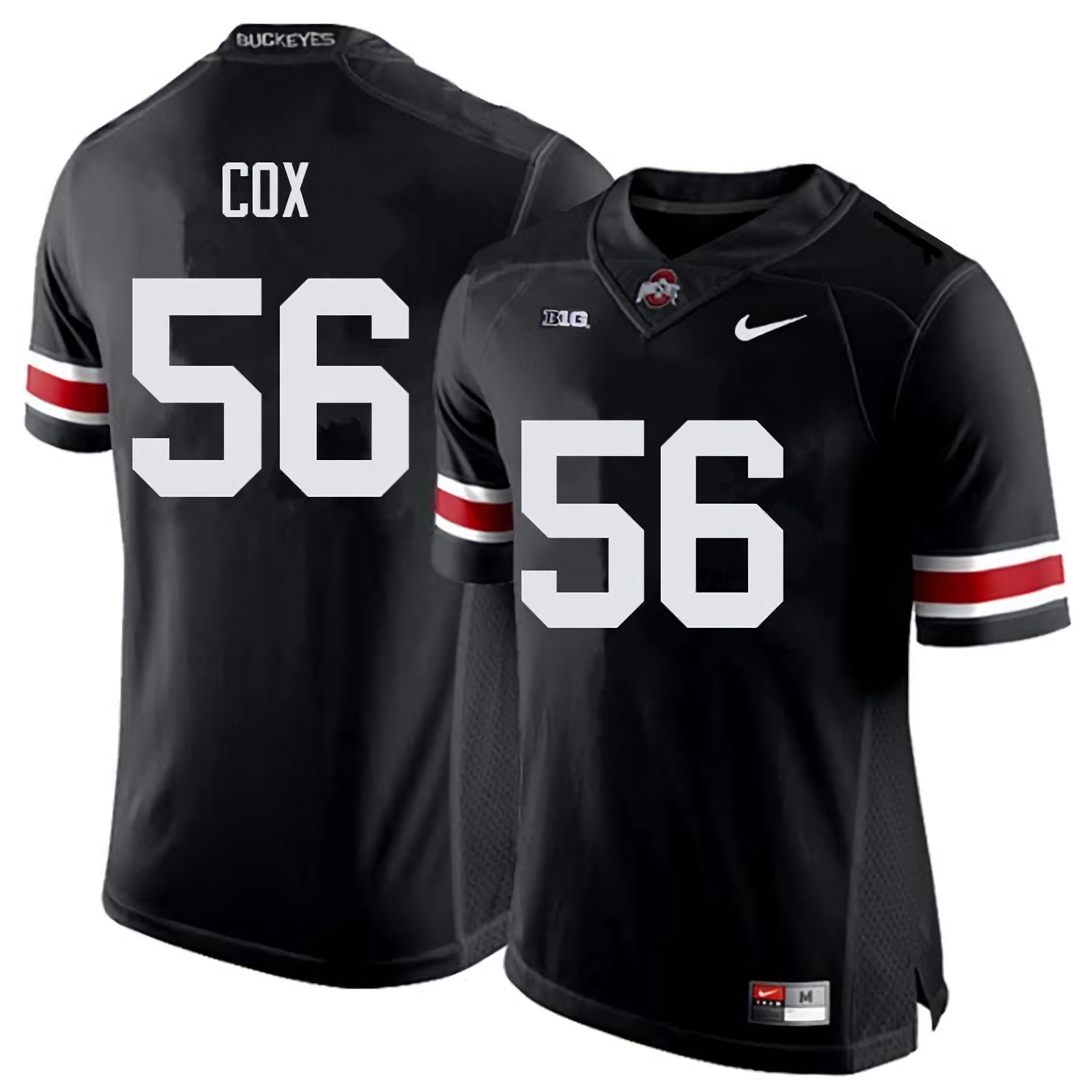 Aaron Cox Ohio State Buckeyes Men's NCAA #56 Nike Black College Stitched Football Jersey NRI5156LD